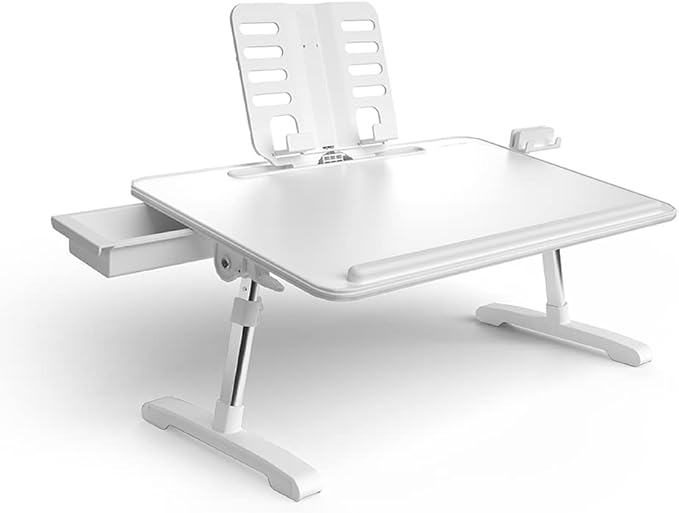 Limitless TotalDesk Portable Workstation and Lap Desk with Adjustable Height & Tilt (White)
