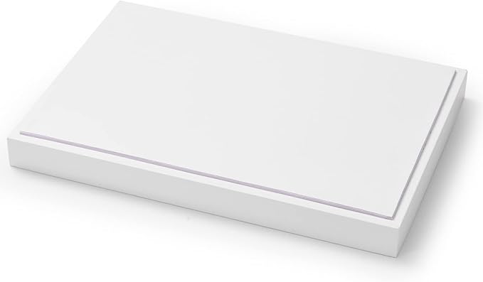 Oirlv Premium White Leather Stackable Jewelry Tray 18 Gird Necklace Bracelet Organizer Showcase Necklace Display Tray