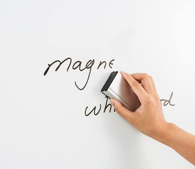 Lockable Whiteboard 24x36 - Aluminum Enclosed Magnetic Whiteboard with Tamperproof Lock - Wall Mounted Cabinet for School Office, Dry Erase Noticeboard