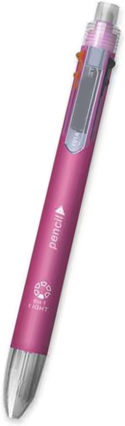 Multifunctional Mechanical Pencil 5 Color-in-1 Ballpoint Pen Retractable Multicolor Ballpoint For Student Teacher Erasable
