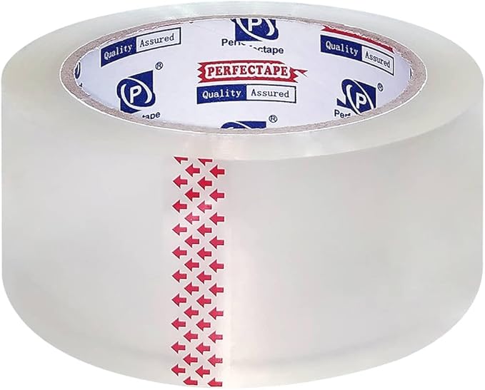 PERFECTAPE Heavy Duty Packing Tape 24 Rolls, Total 1440Y, Clear, 2.8 mil, 1.88 inch x 60 Yards, Ultra Strong, Refill for Packaging and Shipping