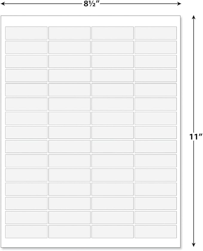 Let It Snow Holiday Personalized Return Address Labels – 4 Designs, Set of 240, Christmas, Small, Self-Adhesive, Flat-Sheet Labels, by Colorful Images