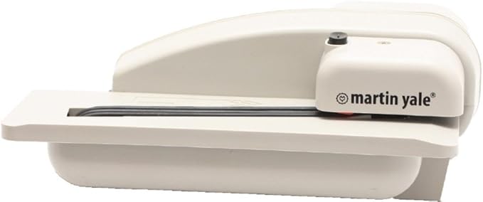 Martin Yale 1628 Desktop Letter Opener, Operates At a Speed of Up to 3,000 Envelopes Per Hour, 10,000 Capacity, 3/32" Cutting Width of Envelopes