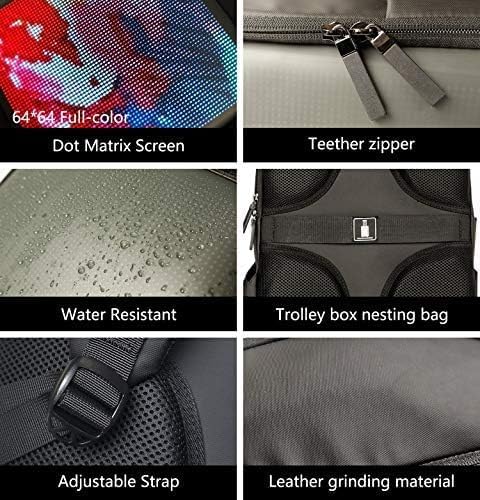 LED Backpack with Programmable Display, Bluetooth Connectivity (Large 25L)