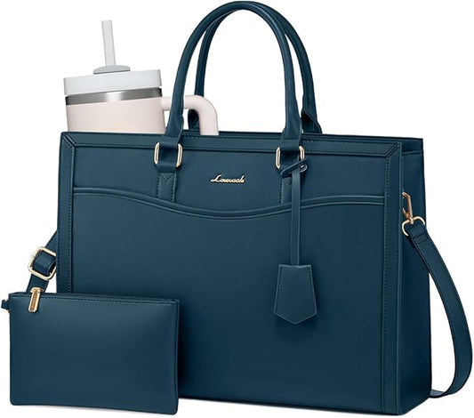 LOVEVOOK Laptop Tote Bag for Women, Office Work Bag Briefcase fit for 15.6 inch Laptop, Large Capacity Teacher Bag Handbag