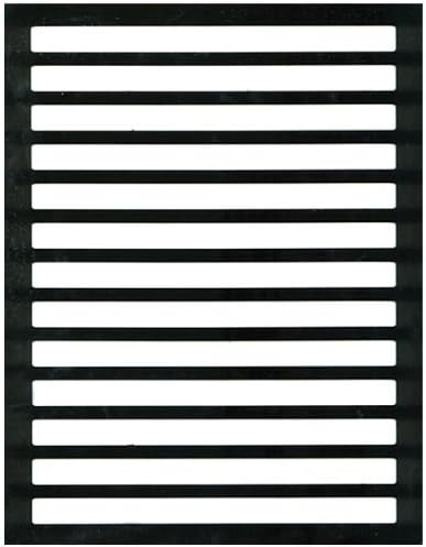 Letter Writing Guide - Regular Black Plastic