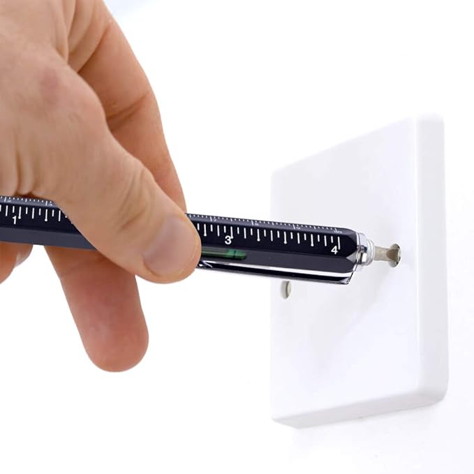 Dad Gifts for Fathers Day, 6 in 1 Multitool Pen, Stocking Stuffers for Mens Gifts for Him Husband, Father's Day for dad, Birthday for Men, Tools Cool Gadgets,Office Gift