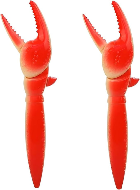 2Pcs Crab Lobster Claw Gel Pens, Ocean Themed Writing Pens, Novelty Office School Supplies
