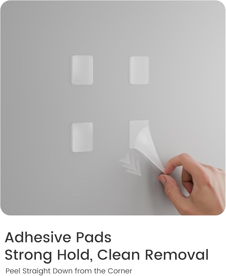 Large Felt Bulletin Board 48" x 36" Cork Board Alternative-12 Pack with 70 Safe Removable Adhesive Tabs, Cork Boards for Walls for Home Office Classroom Pin Board-Oatmeal