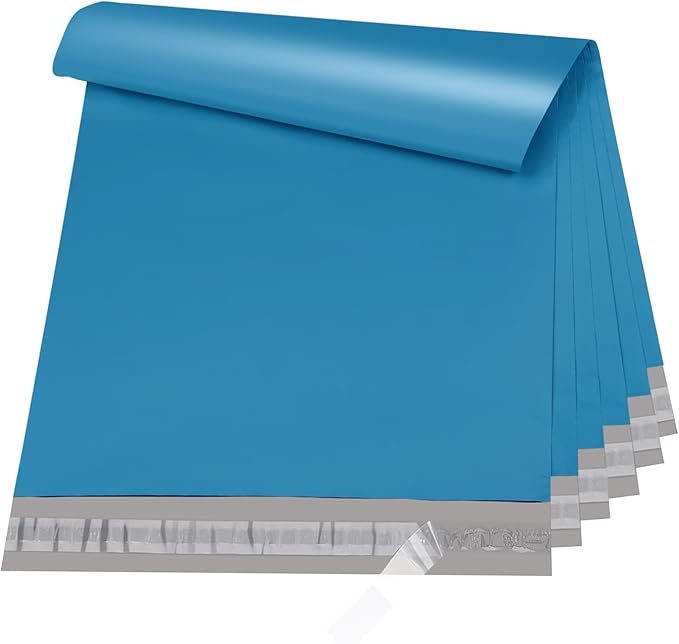 Metronic Poly Mailers 24x24 100 Pcs, Large Shipping Bags for Clothing, Strong Adhensive Shipping Envelopes for Small Business, Mailers Poly Bags, Tear-resistant Mailing Bags in Dark Blue