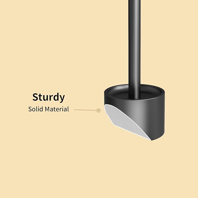 YUMORE Small Candle Holders - Pillar Candle Solid Stainless Steel Stands for Halloween, Wedding Centerpieces, Dining Table, Mantel Decor, Modern Farmhouse, Matte Black 3-Packs