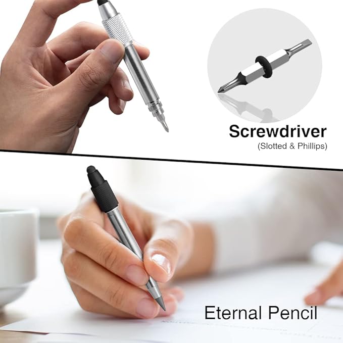 Dad Gifts for Fathers Day, 10 in 1 Multitool Pen, Stocking Stuffers for Mens Gifts for Him Husband, Father's Day for dad, Birthday for Men, Tools Cool Gadgets,Office Gift