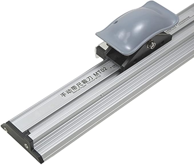Manual Table Top Heavy Duty Paper Trimmer - 39" (1000mm) - Aluminum Grade Board Cutter with Standard Ruler Marks - Easy Storage and Lightweight Paper Panel Cutters for Ads Board Decor