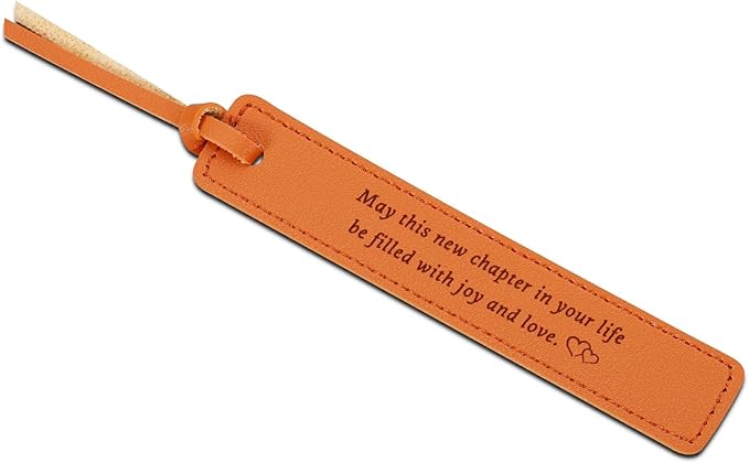 Leather Bookmark 3 Year Anniversary Wedding Gifts for Women Men for Him Her 3rd Anniversary Gifts for Husband Wife, 3rd Anniversary Gifts Birthday Christmas Gifts, Leather Gifts for Women Men