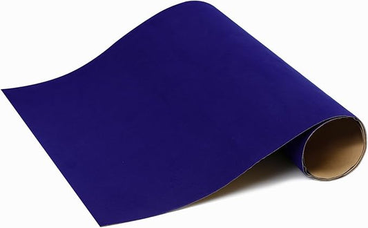 2PCS Self Adhesive Felt Sheets,DIY Sheet for Art & Crafts,Peel and Stick Drawer/Jewelry BoxFelt Liner,Solid Color Wallpaper (14.6''x39.4'',Blue) (XHMSS23-2pcsDaHao-Blue)