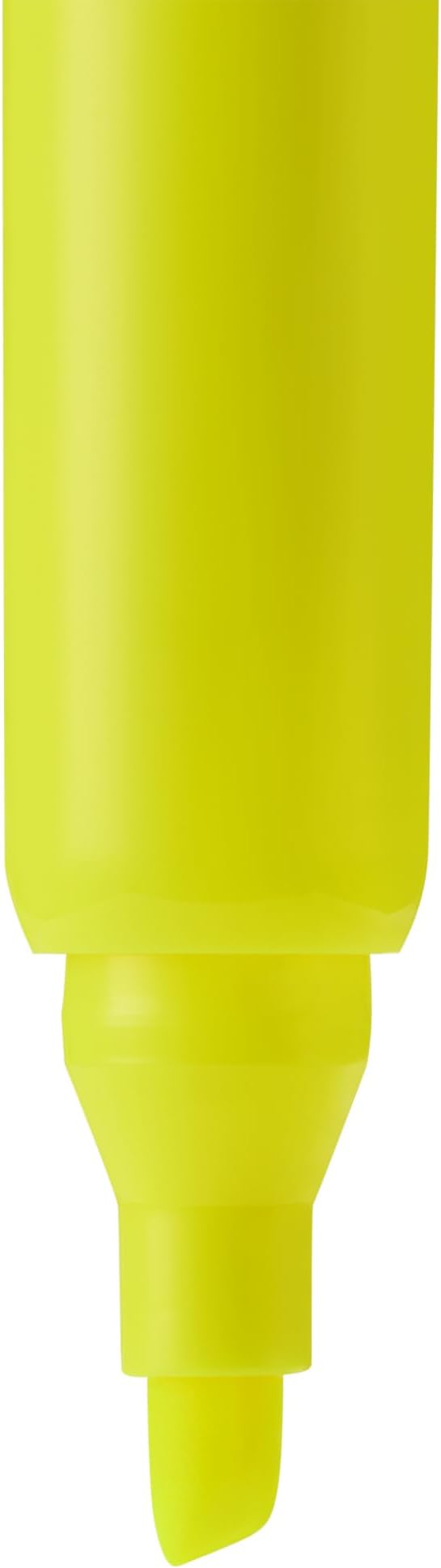 Amazon Basics Highlighters 12 Pack, Yellow Colors, Chisel Tip,Bible Highlighter,Office and School Supplies