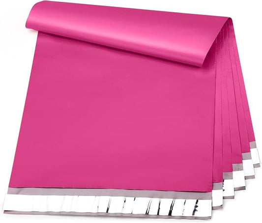 Metronic Pink Poly Mailers 14.5x19 Large Poly Mailers 100 Pack Self-Seal Shipping Bags, Packaging Bags, Shipping Envelopes, Packaging for Small Business, Boutique, Clothing
