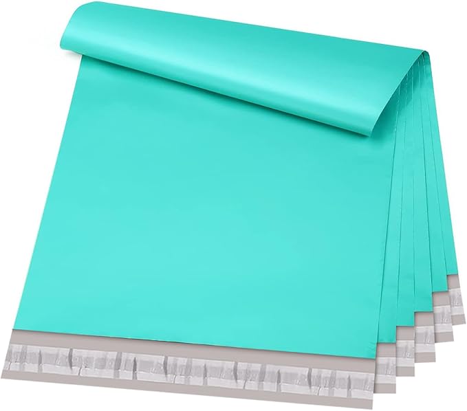 Metronic Poly Mailers 10x13 100 PC, Small Shipping Bags Mailing Envelopes Self Seal, Mailers Poly Bags for Shipping Waterproof and Tear-Proof, Mailing Bag Packaging Bags for Small Business, Teal
