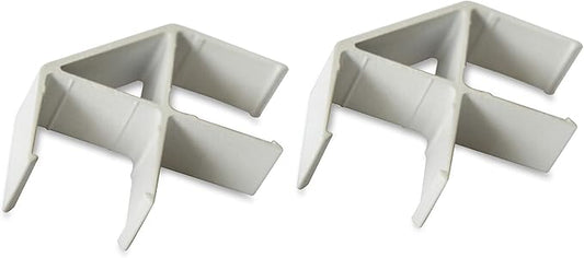 Lorell 90-Degree Panel Connectors, Gray