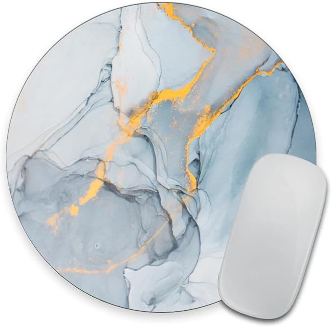 Modern Marbling Round Mouse pad Customized Mousepad Non-Slip Rubber Base Mouse Pads for Computers Laptop Office Desk Accessories Mouse pad