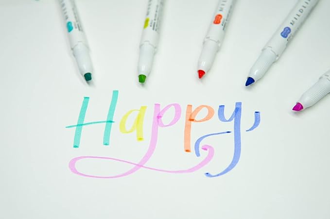 Zebra Pen Creative Notetaking Set 12-Pack, Includes 6 Highlighters, 5 ClickArt Retractable Marker Pens, and 1 Sarasa Retractable Gel Pen, Assorted Ink Colors (12012)