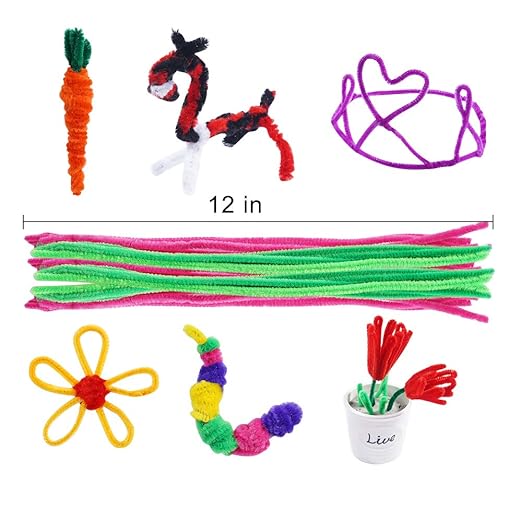 Pipe Cleaners,1600 Pieces Pipe Cleaners Crafts Pipe Cleaners Craft Supplies in 32 Colors Chenille Stems for Home and School DIY Art Crafts (0.23 x 11.8 Inches)