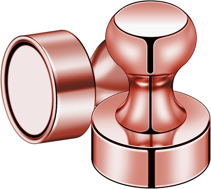 LOVIMAG Fridge Magnets 20Pcs Refrigerator Whiteboard Small Strong Magnet Classroom Kitchen Accessories Decorative Locker Set Decor Must Haves Office Calendar Refrigerador Magnetic Cute Rose Gold