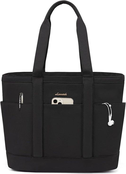 LOVEVOOK Tote Bag for Women，Lightweight Work Bag for Teacher, 15.6 Inch Laptop Bag，Large Shoulder Bag