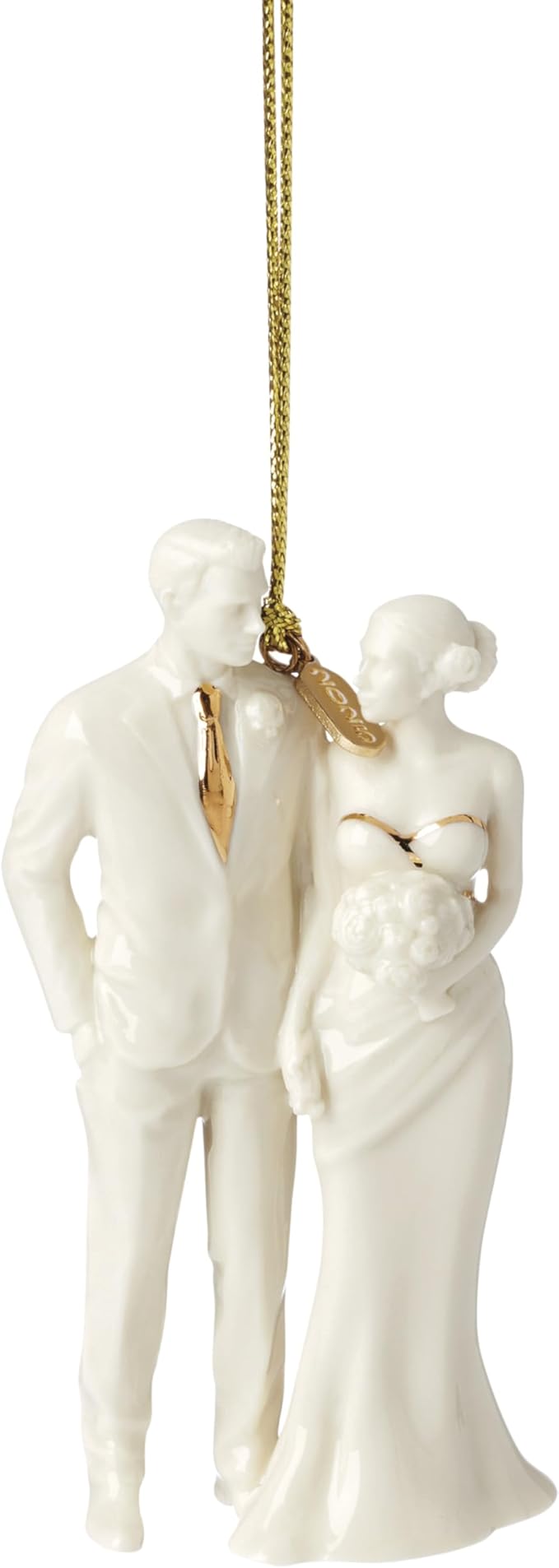 Lenox 897119 2025 Bride & Groom Ornament, Christmas, Holiday Decorations
