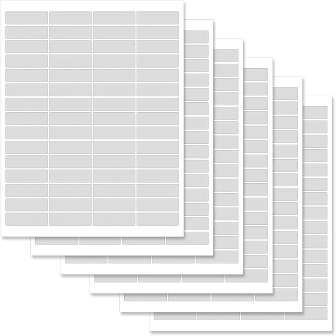 Let It Snow Holiday Personalized Return Address Labels – 4 Designs, Set of 240, Christmas, Small, Self-Adhesive, Flat-Sheet Labels, by Colorful Images