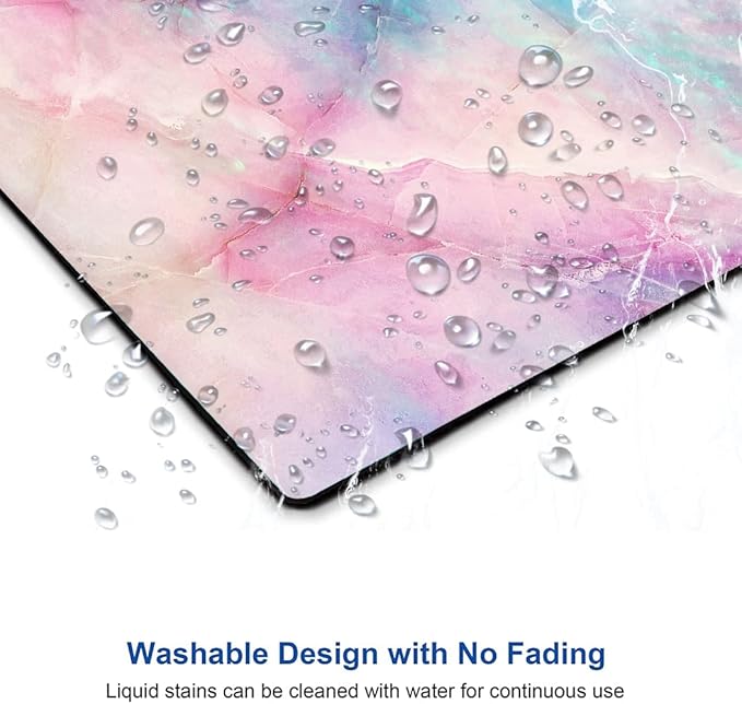 Mouse Pad, Premium-Textured Mouse Mat, Non-Slip Rubber Base Mousepad for Laptop, Computer & PC,9.5×7.9 in,Dream Marble