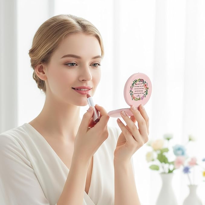 Nurse Christmas Birthday Gifts for Women Grils Nurse Week Day Gifts Stocking Stuffers Nursing Pink Makeup Mirror Nurses Practitioner Gift Graduation Appreciation Inspirational Gift for Nurses