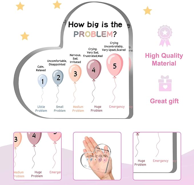 Mental Health Decor, Psychotherapy Affirmations Heart Acrylic Sign, Therapy Anxiety Decor Sign, School Counselor Sign, Mental Health Gifts for Social Worker Classroom School Counseling Therapist