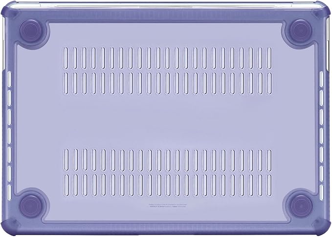 MOSISO Compatible with MacBook Pro 13 inch Case M2 2025-2016 A2338 M1 A2251 A2289 A2159 A1989 A1708 A1706, Anti-Cracking Heavy Duty Plastic TPU Bumper Hard Case&Keyboard Skin&Screen Film,Lavender Gray