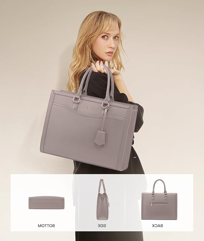 LOVEVOOK Laptop Tote Bag for Women, Office Work Bag Briefcase fit for 15.6 inch Laptop, Large Capacity Teacher Bag Handbag