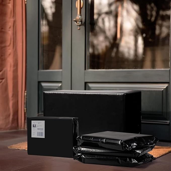 Metronic Poly Mailers 19x24 Inch 2000pcs Black, Large Shipping Bags for Clothes,Self Adhesive Shipping Envelopes for Small Business,Waterproof Mailers Poly Bags for Shipping,Packaging Mailing Bags