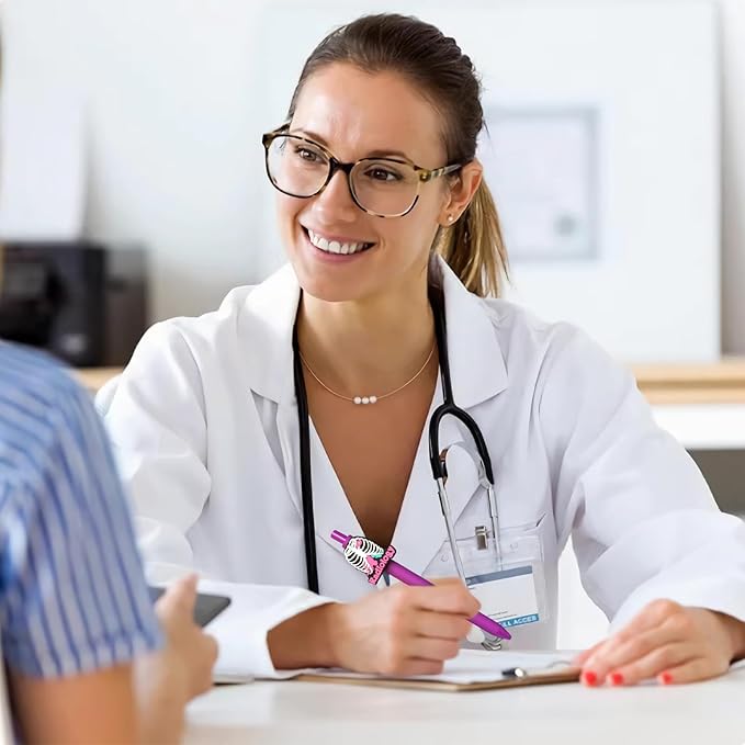 Funny Nurse Pens Cute Cna Medical Assistant Accessories Nurses Week Gifts Aesthetic Black Gel Ink Pens Supplies for Rn Lpn Nursing Student Essentials, 15-Count (Small Humor)