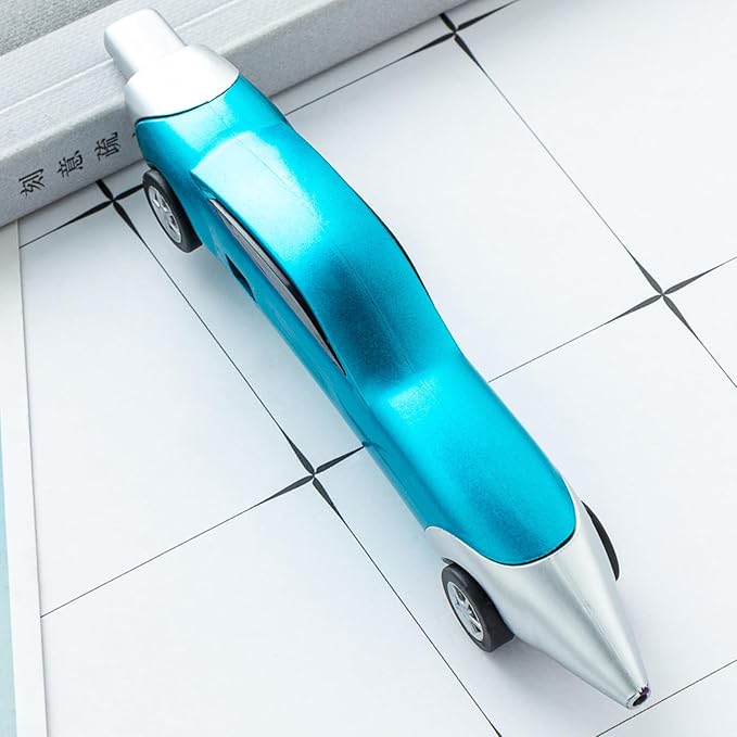 5-Pack Cartoon Car Ballpoint Pens,Novelty Race Car Pens Vehicle Ballpoint Pens Fun School Supplies & Party Favors For School office