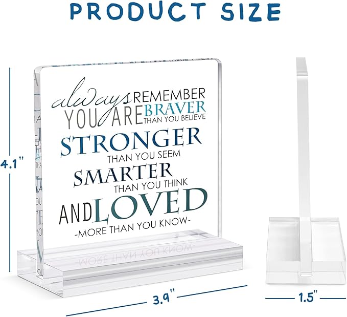 LukieJac Motivational Gifts For Women Encouragement Gifts Cheer Up Gifts For Women Friend Congratulations Gifts Proud Of You Gifts For Her Believe Sign Inspirational Gifts