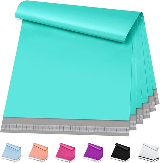 Metronic 100PC Large Shipping Bags Poly Mailers 19x24 Envelopes Mailers with Self Adhesive Waterproof and Tear-Proof Postal Bags in Teal