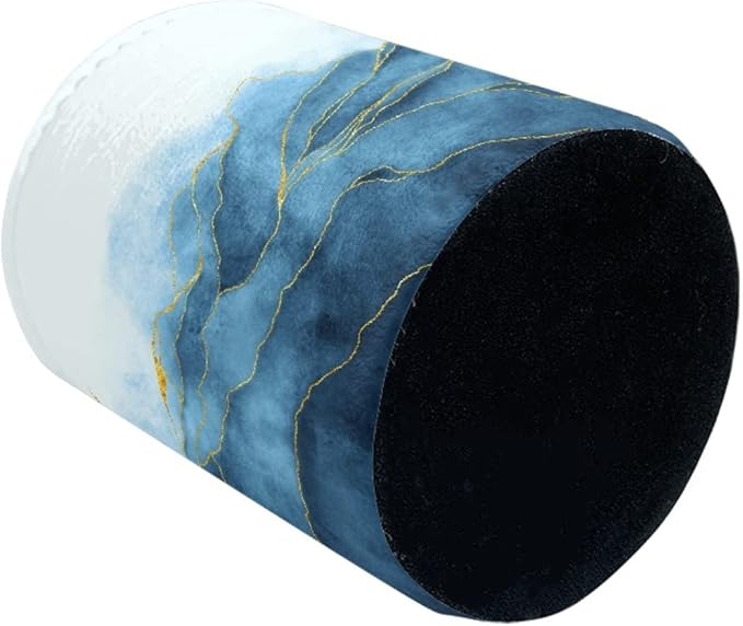 Marble Pen Holder Pencil Organizer Cute Pencil Cup Desk Decor Makeup Brush Holder PU Multifunctional Office Suppliesfor Home Classroom School