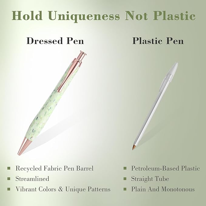 KARUS Gift Pen Set, Sustainable Refillable Ballpoint Pens with Black Ink, Stylish, Smooth Writing Pens for Women, Men, Office, Journaling, School, Thoughtful Gifting