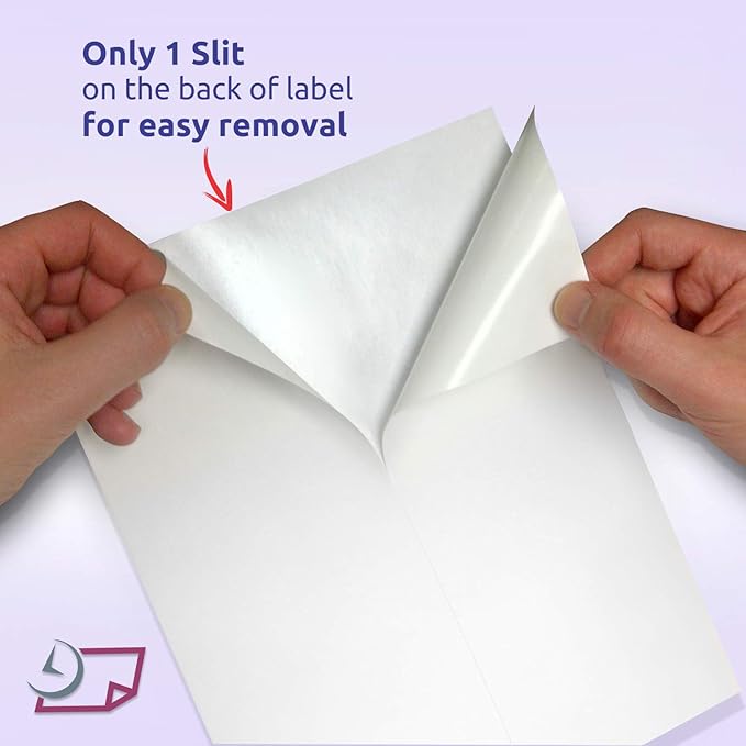 NextDayLabels - 8-1/2 x 11 Neon Color High Light Fluorescent Labels for Laser & Inkjet Printer (Yellow Fluorescent, 8.5" x 11" - 1 Per Page | 25 Labels)