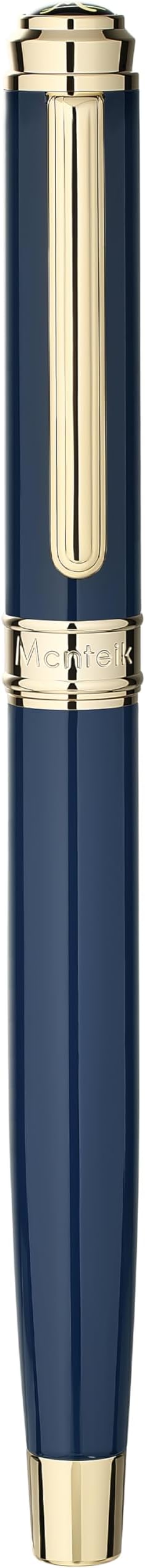 317 Rollerball - Stunning Luxury Blue Lacquer Pen with 24K Gold Finish, Schmidt Black Ink Refill, Fancy Gift Set for Men & Women, Professional, Graduation Executive Office, Nice Classic Pens