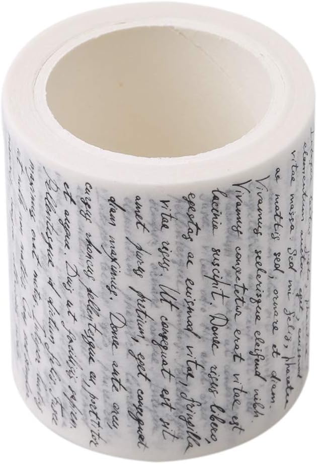 LIUCM Washi Tape Masking School Supply Scrapbooking Wide Tape Adhesive Vintage Tape(style7)