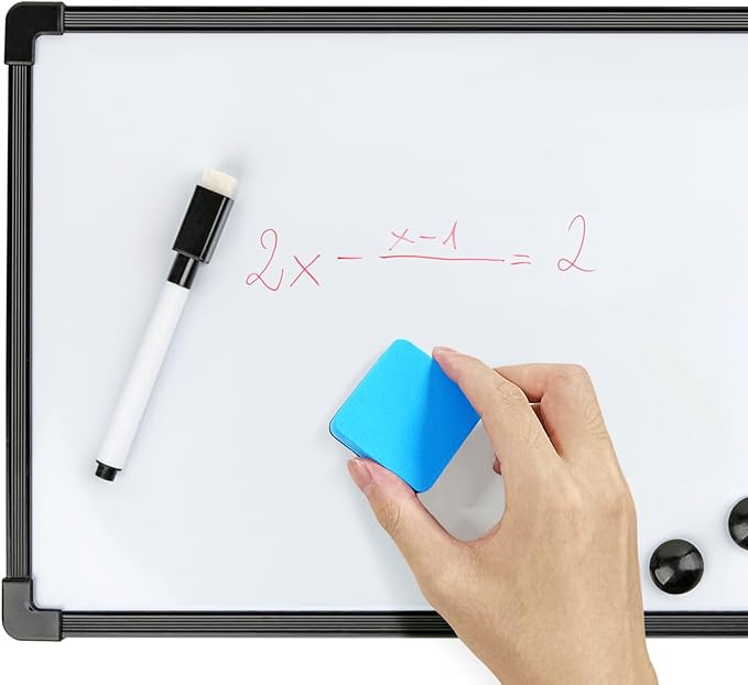 Magnetic Whiteboard Eraser,12 Pcs Mini Dry Erase Erasers,Whiteboard Eraser for Classroom, Home, and Office