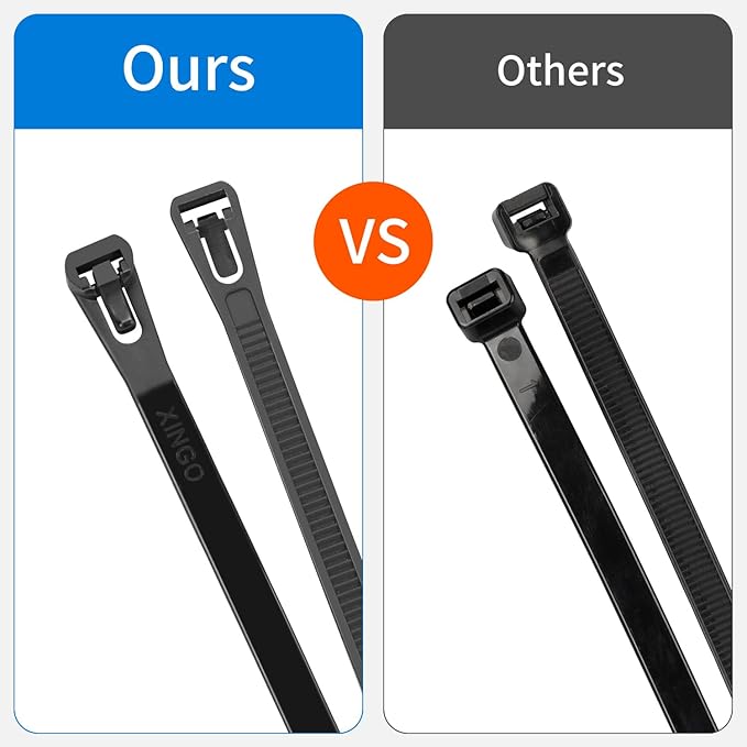 18 Inch Recoverable Reusable Zip Ties, 100PCS white Zip Ties, Outdoor 120 lb. Cable Ties, Releasable Plastic Ties, Removable Wire Ties for Wire Management Outdoor Patio