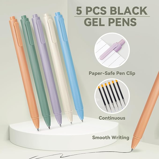 52 PCS Aesthetic School Supplies with Cute Pencil Case, Stationery Essentials with Pens Pencils and Pastel Highlighters Set,College Back to School Supplies for Teen Girls,Pastel Office Supplies-Green