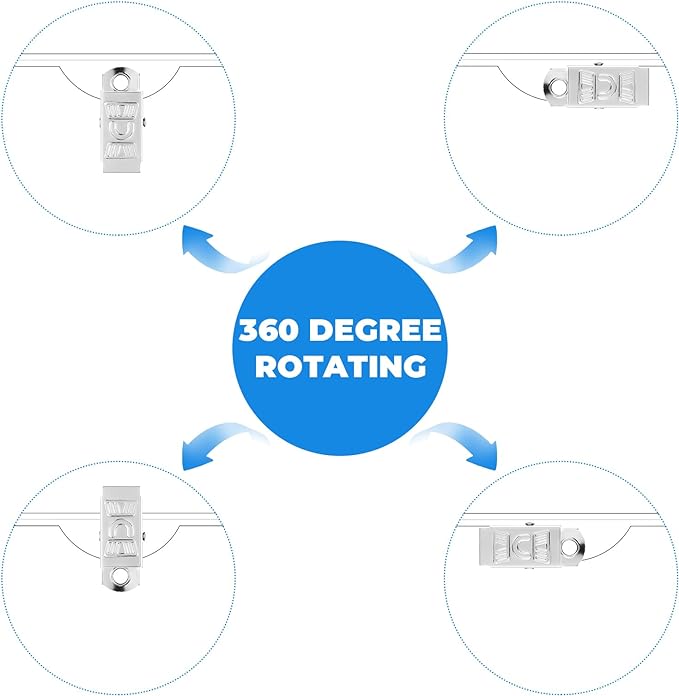 Eaasty Name Tags with Clips and Printable Inserts Clip On Name Badges Customizable Clear ID Badge Holder with Clips 3" x 4" Horizontal PVC for Meeting Seminar Show Event and Conference(50 Pack)