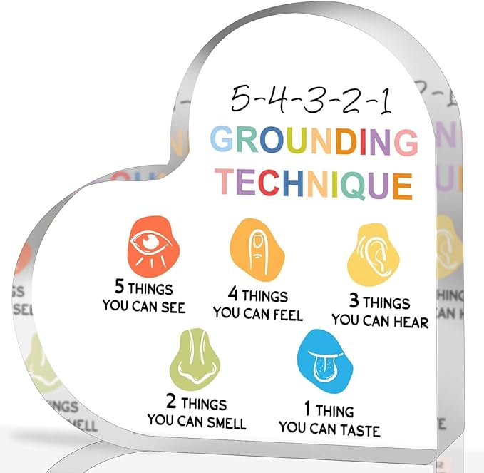 Mental Health Decor, Psychotherapy Affirmations Heart Acrylic Sign, School Counselor Sign, Anxiety Relief Social Psychology, Mental Health Gifts for Social Worker Classroom School Counseling